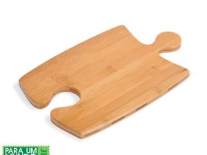 TÁBUA EM BAMBU COM FORMATO DE QUEBRA CABEÇA SUPREME WELF TA-29003