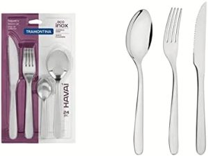 FAQUEIRO AÇO INOX 24 PEÇAS HAVAI TRAMONTINA 66905094