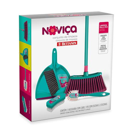 NOVICA CONJUNTO DE LIMPEZA COM 5 PEÇAS - BETTANIN REF. BT003K