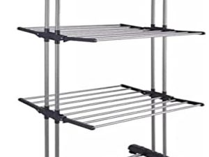 MULTI VARAL DE CHÃO DOBRÁVEL 3 ANDARES AÇO INOX