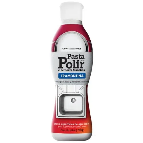 PASTA PARA POLIR E REMOVER MANCHAS EM INOX 200g TRAMONTINA