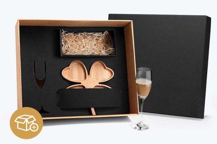 KIT PETISCO E CHAMPAGNE 2 PEÇAS WELF KT-90018