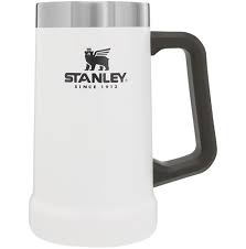 CANECA CERVEJA ORIGINAL STANLEY TÉRMICA 710 ML REF 8042 BRANCO POLAR