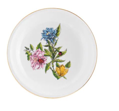 PRATO FUNDO 21CM HIPPIE CHIC PORCELANA SCHMIDT 2439