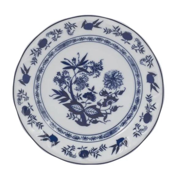 PRATO RASO 26CM CEBOLINHA PORCELANA SCHMIDT 2617