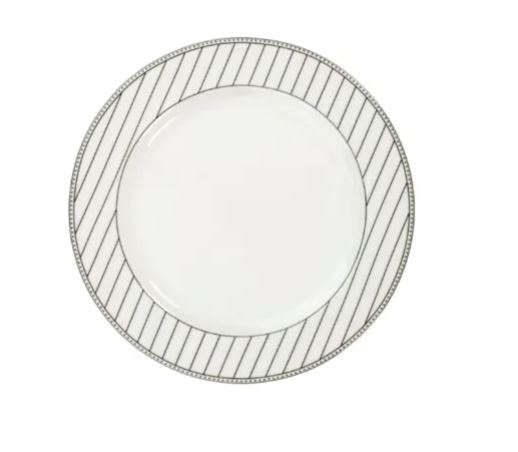PRATO DE SOBREMESA 19CM ALINE PORCELANA SCHMIDT 2263