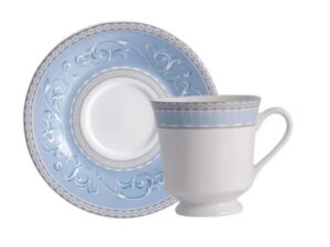 XÍCARA DE CHÁ COM PIRES 200ML DIVA PORCELANA SCHMIDT 2276